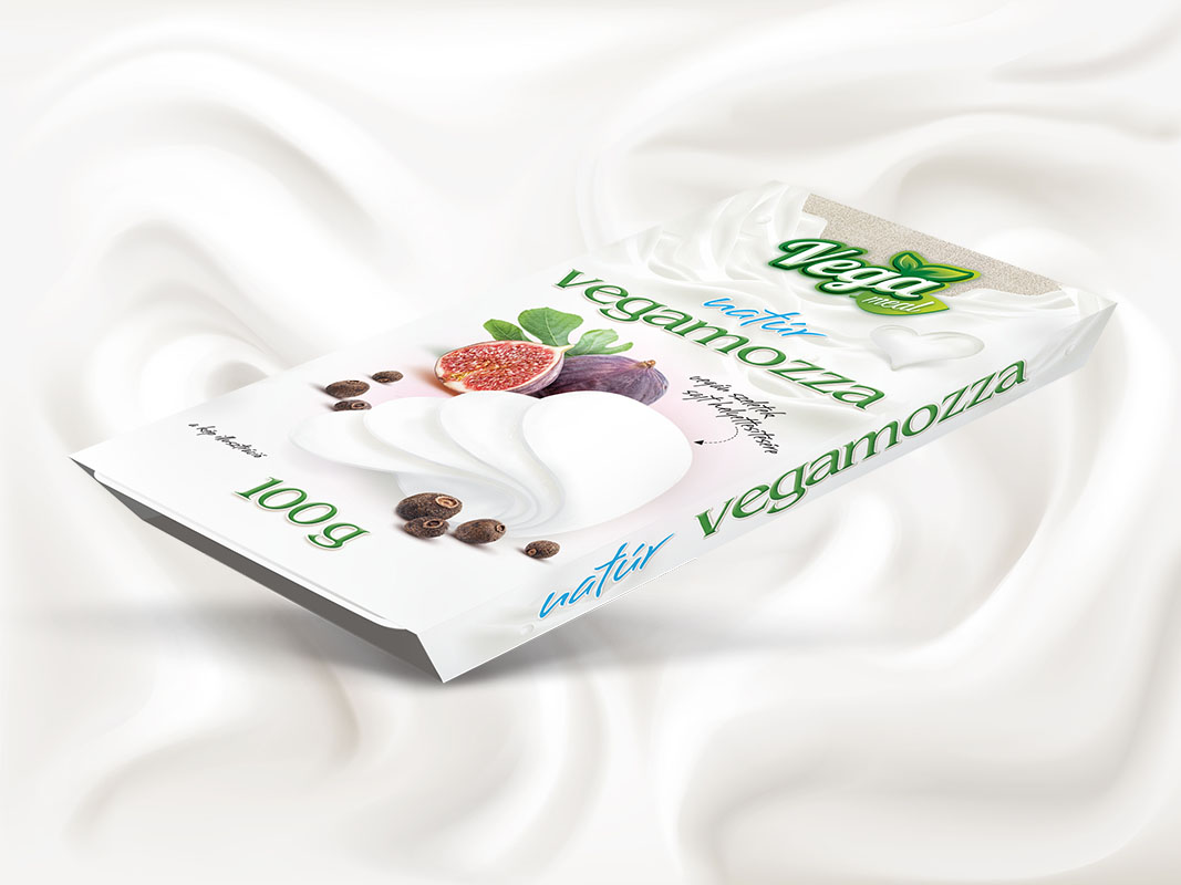 VEGAMOZZA Natúr szeletelt 100g